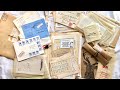 紙もの♡初Etsy【Estherさんのショップ『BadAssPaperlover』で、ヴィンテージ紙とグラシン紙封筒を大量購入しました】音フェチ　購入品紹介