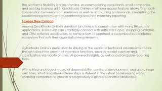 Intuit QuickBooks Online   Encouraging Companies with Smooth Digital Accounting Solutions