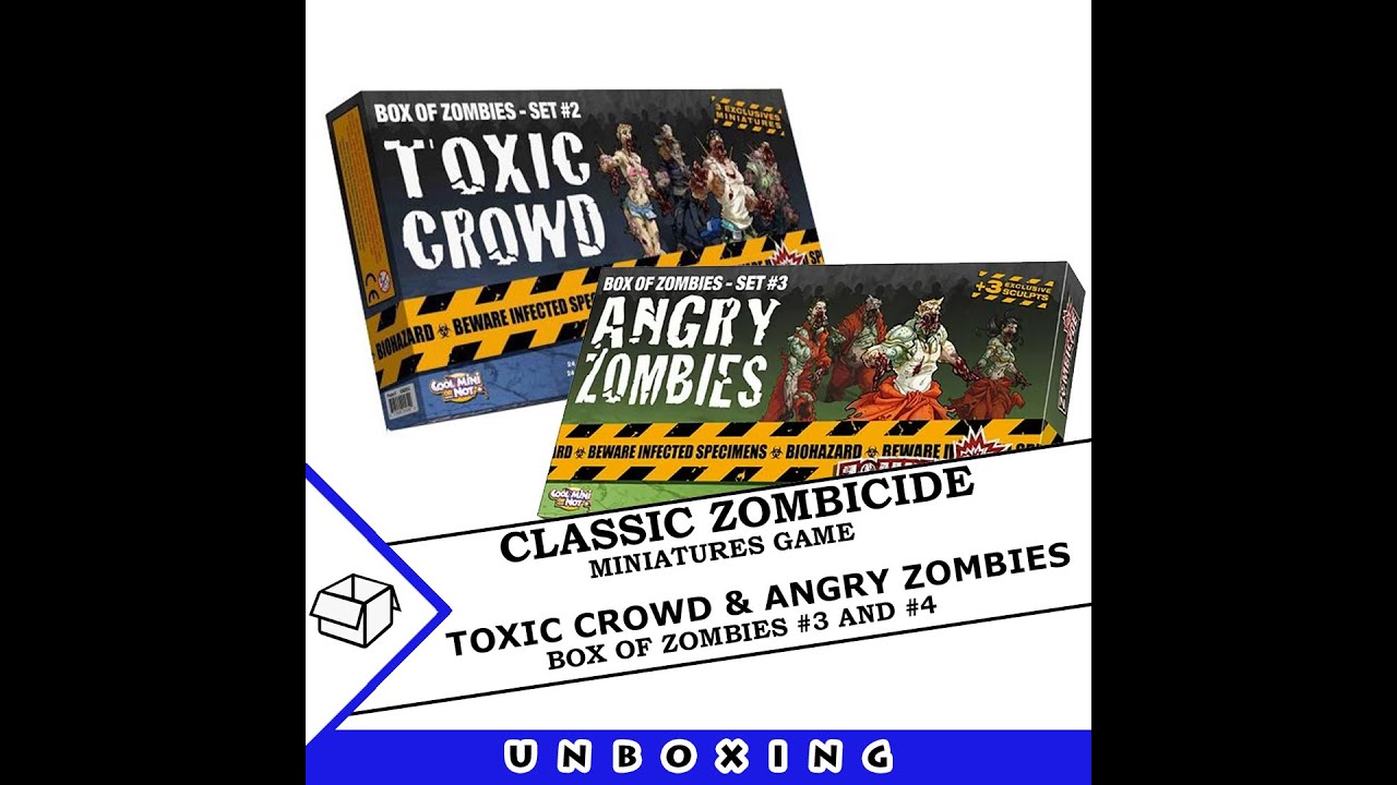 Zombicide (Classic): Box of Zombies #2 & #3 -- Toxic Crowd & Angry