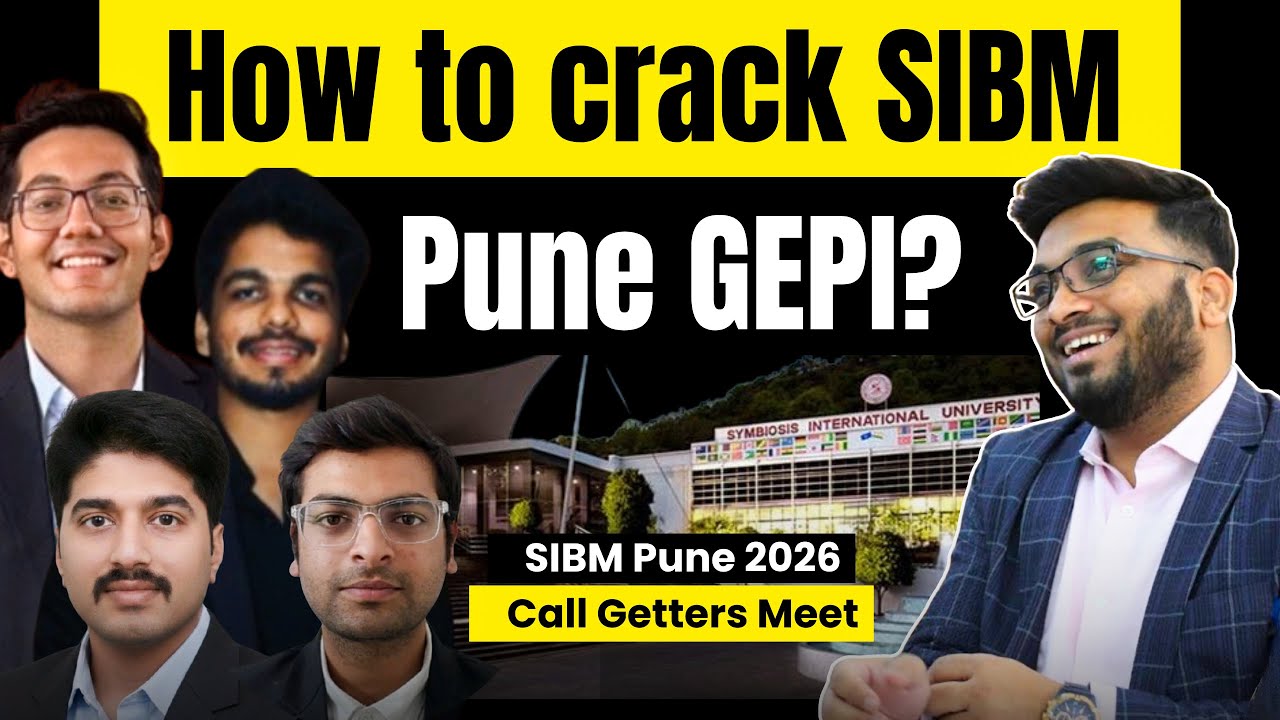 How to Crack SIBM Pune GEPI | SIBM Pune 2026 Call Getters Meet | Personal Interview Preparation