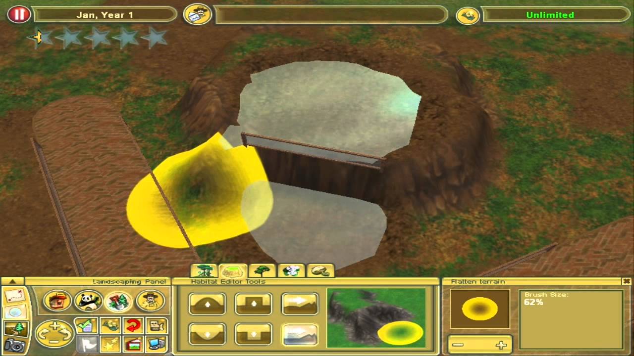 Zoo Tycoon 2 Tutorial Entrance Temperate forest Theme YouTube