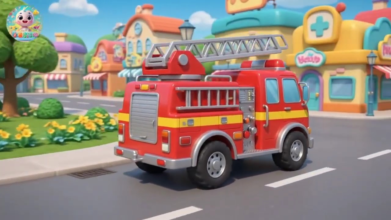 Fire Truck Where Are You? Animated Fire Truck Song for #firetruck #FireEngine #VehicleSongs I #clips
