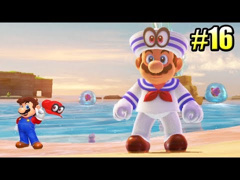 Видео: Super Mario Odyssey {Switch} прохождение часть 16 — Пляжное Царство