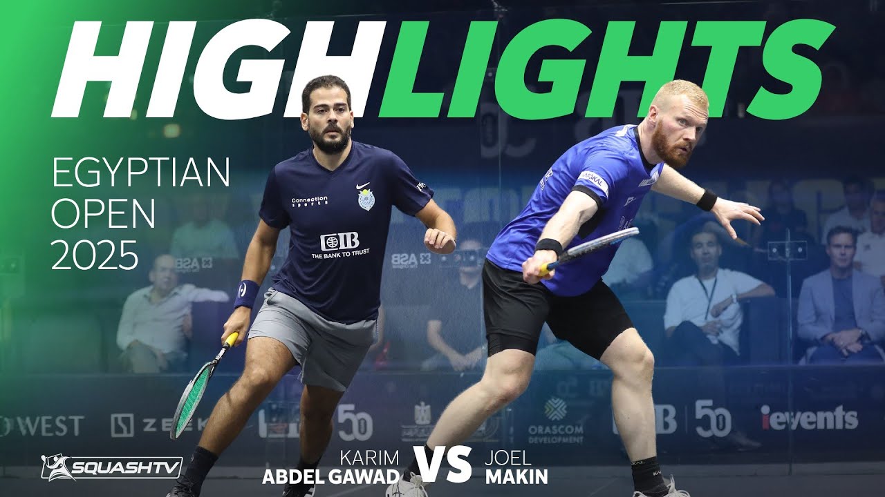 🇪🇬 Gawad v Makin 🏴󠁧󠁢󠁷󠁬󠁳󠁿 | Egyptian Open 2025 | QUARTER FINAL HIGHLIGHTS