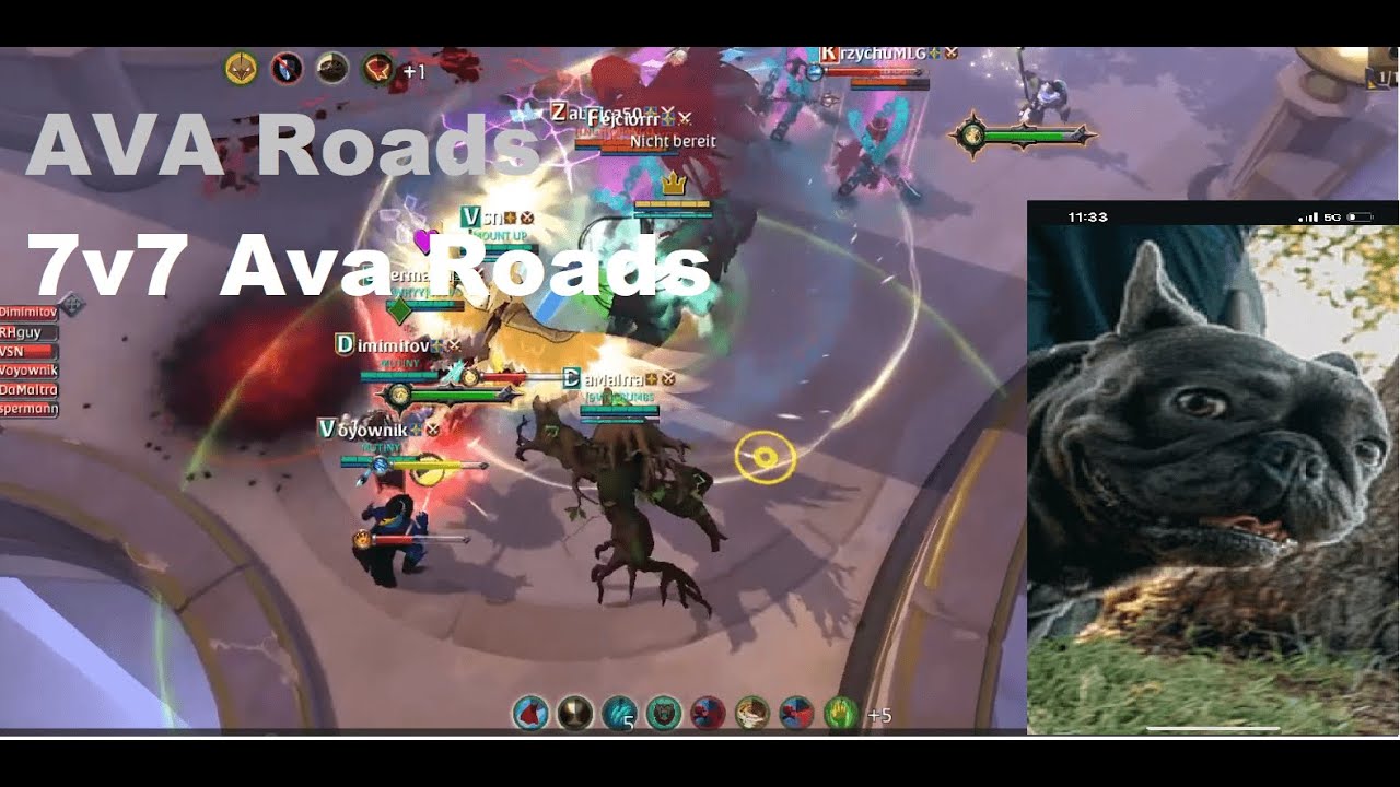 7v7 Front to Back | Ava Roads Roam | Albion online