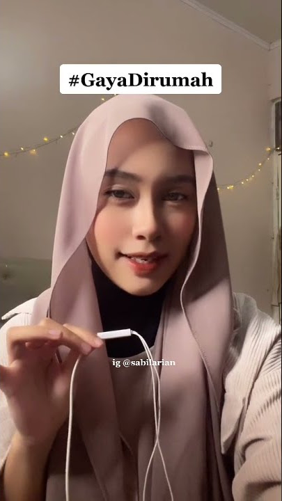 Tutorial Hijab Pashmina Pakai Kacamata