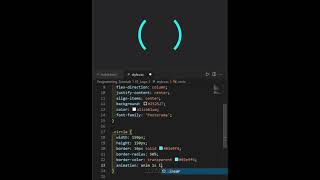 Colourful Loader using HTML CSS | CSS shorts | Tutorial for Beginners #css #shorts #webdevelopment
