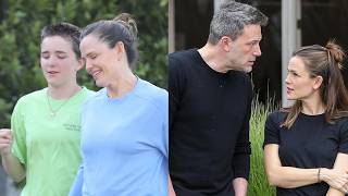 Jennifer Garner and Fin Affleck have an emotional moment in Los Angeles
