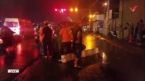 TPHCM, container cán 1 người tử vong trên quốc lộ 1