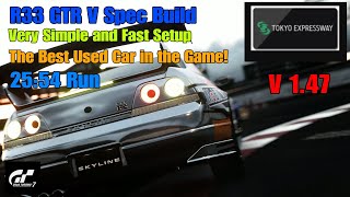 Gran Turismo 7 GTR R33 vs Tokyo Expressway 600 Best non swap build V 1.47 Mother's Day Special