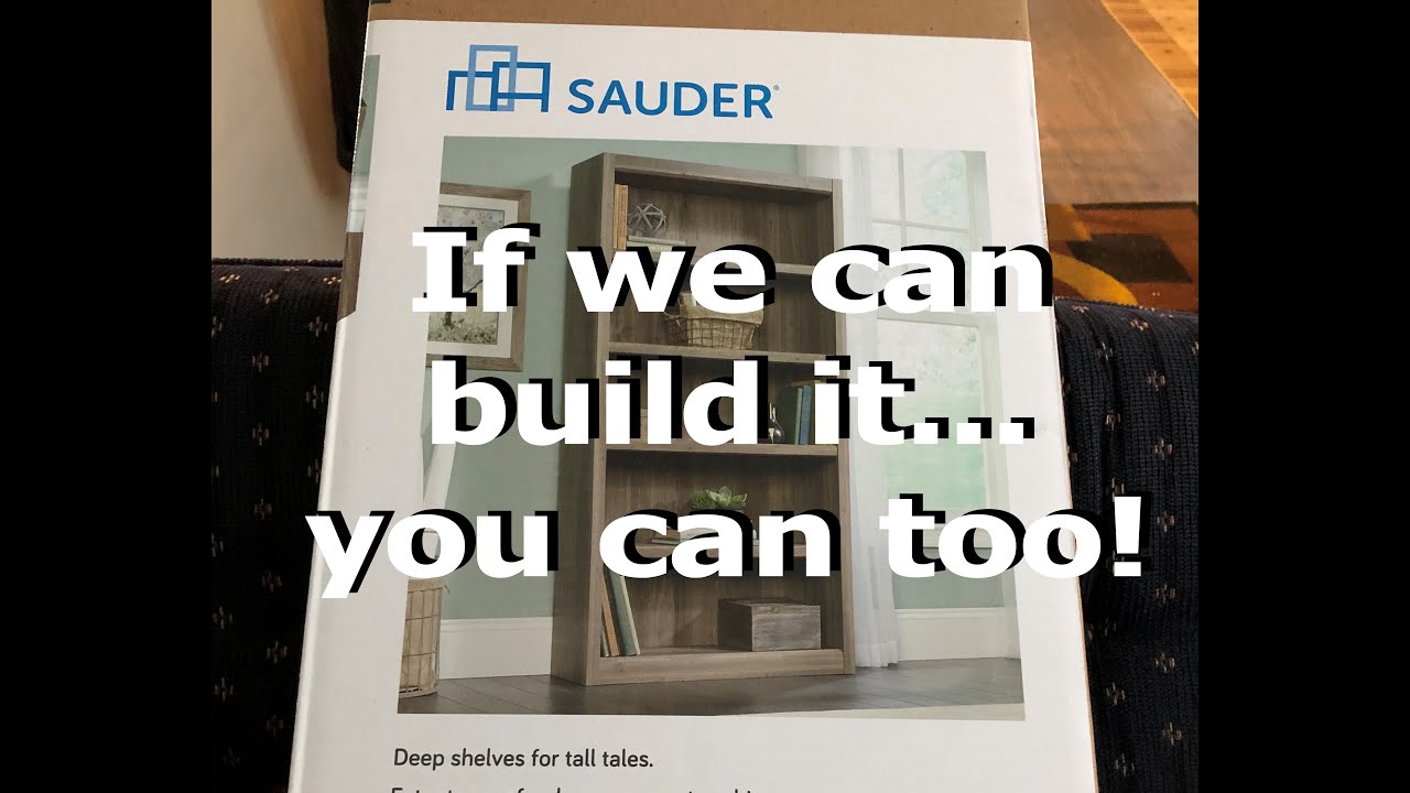 Sauder 5 Shelf Bookcase Model 419200, How To Put Together A Sauder 5 Shelf Bookcase