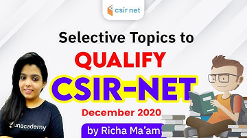 CSIR NET | Read These Topics to Qualify CSIR NET Exam | by Richa Pareek