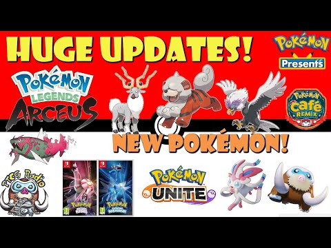 HUGE Pokémon Updates! Arceus, Gen 4 Remakes, Go, Unite! NEW Pokémon! Mamoswine! (Pokémon Presents)