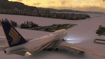 Cold and dark B747 with salty mod, Update7. Start up and takeoff ENVA to RPLL