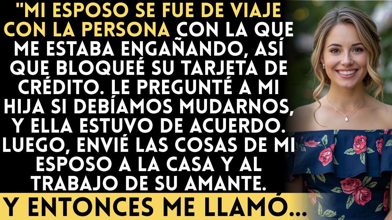 Cancelé la tarjeta de crédito de mi esposo cuando se fue de viaje con su amante y esto pasó...
