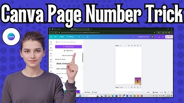 How To Add Page Numbers On Canva | Step-By-Step Guide (2025)