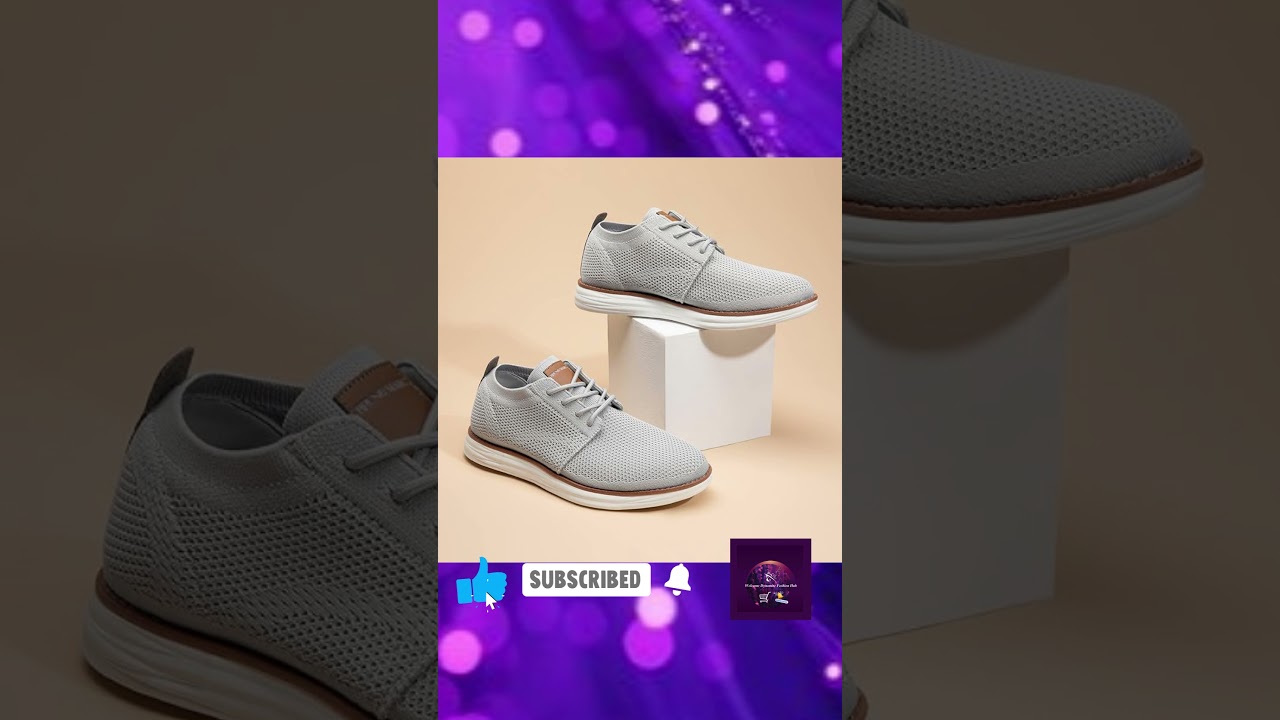 Bruno Marc Men's KnitFlex Breeze Mesh Sneakers Oxfords Lace Up Lightweight Casual Walking Shoes..