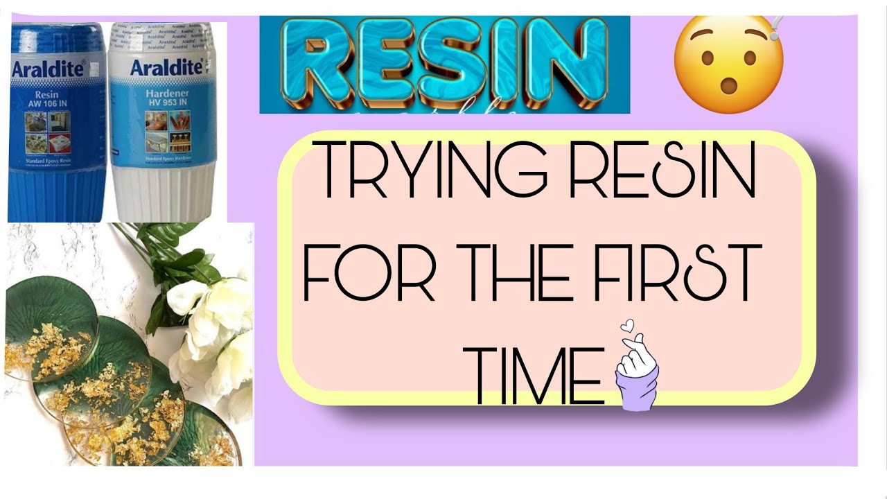 TRYING RESIN FOR THE FIRST TIME 😄 - YouTube