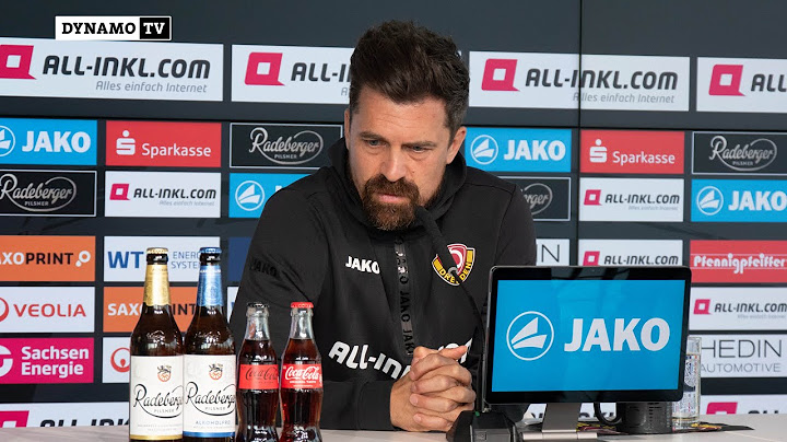 31. Spieltag | H96 II - SGD | Pressekonferenz vor dem Spiel