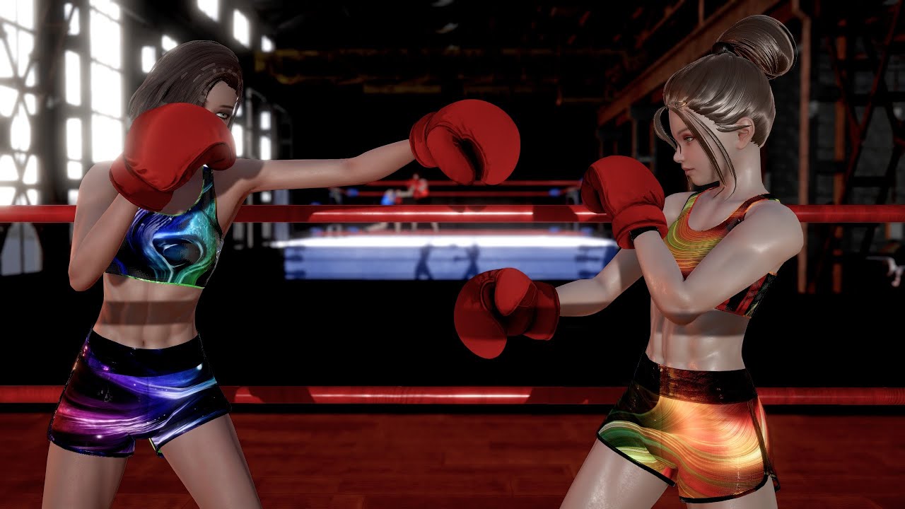 [MMD Fight] Boxing Girl: Sparring Partner. - YouTube