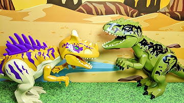 How to Build Lego Dinosaurs Giganotosaurus in Jurassic World Dominion