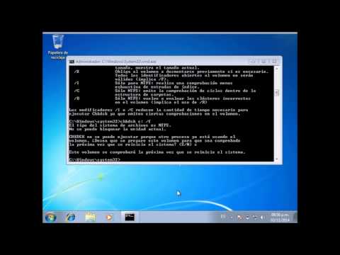 Video: Cómo Ejecutar El Comando Chkdsk F