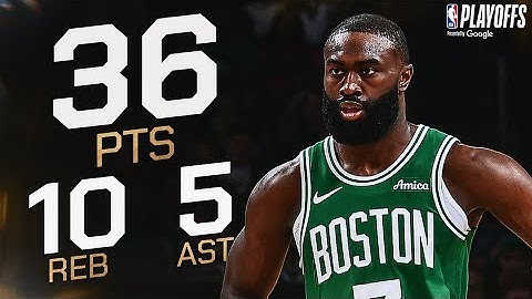 Jaylen Brown Holds It Down In Game 2! | April 23, 2025
