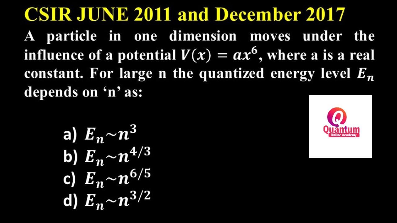 1. WKB Approximation method I Quantum Mechanics I DL PHYSICS I CSIR I Dr. Nagaraju Pendam
