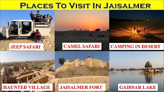 Jaisalmer 2024 - Exploring the Golden Beauty with Camel Safari, Jeep safari & Camping in Thar Desert