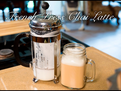 French Press Chai Latte