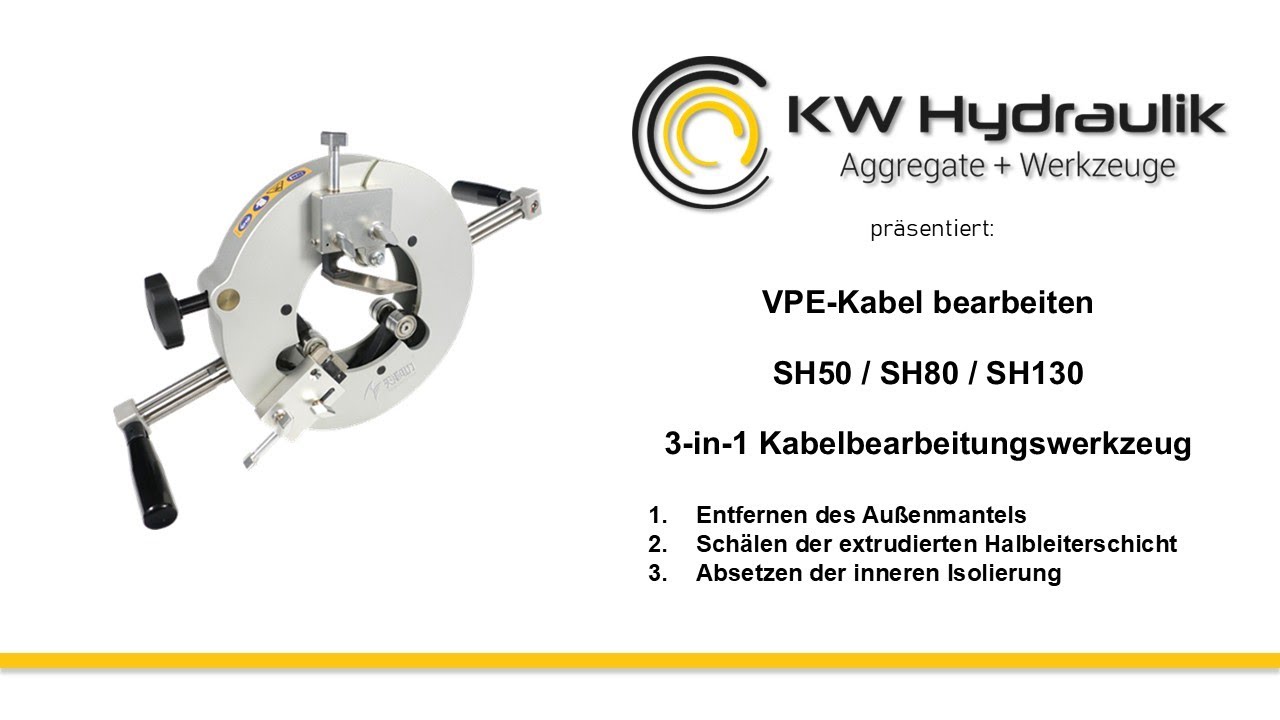 SH50 Kombiwerkzeug zum Absetzen des äußeren Mantels Schälen der Feldbegrenzungsschicht und Absetzen