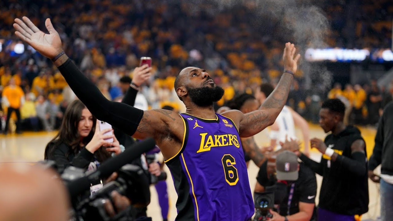 Behind King James Lakers Knock Off Defending Champs Warriors To Advance ...