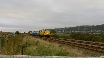 Prestatyn 12.10.2013 - Network Rail Class 37 97 on Railhead Treatment Train