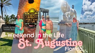 St. Augustine Florida • Weekend in the Life • Restaurants, Beach & More! #staugustine #weekendvlog