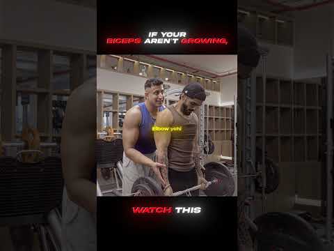 Do this exercise if your biceps are not growing 🫡