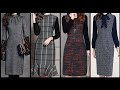Comfortable Winter wear bodycon midi dress designs for office wear 2022