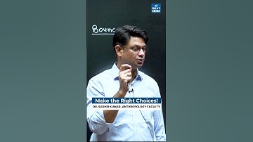 Your Choices Define You - Sudhir Kumar Sir | Anthropology Optional #shorts #upsc