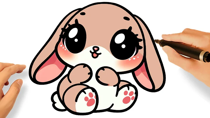 HOW TO DRAW A CUTE BUNNY EASY🐇❤️