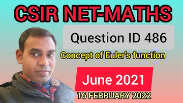 June 2021 || Q. I D. 486 || February 2022 || Solution with concept ||