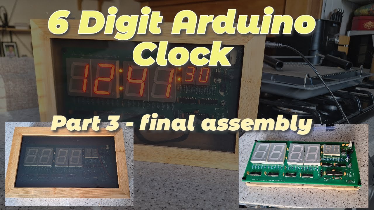 DIY large Arduino powered LED wall clock project (part 3 - final ...
