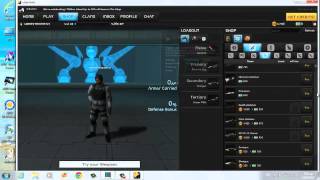 UberStrike trying the weapons with marioukos123