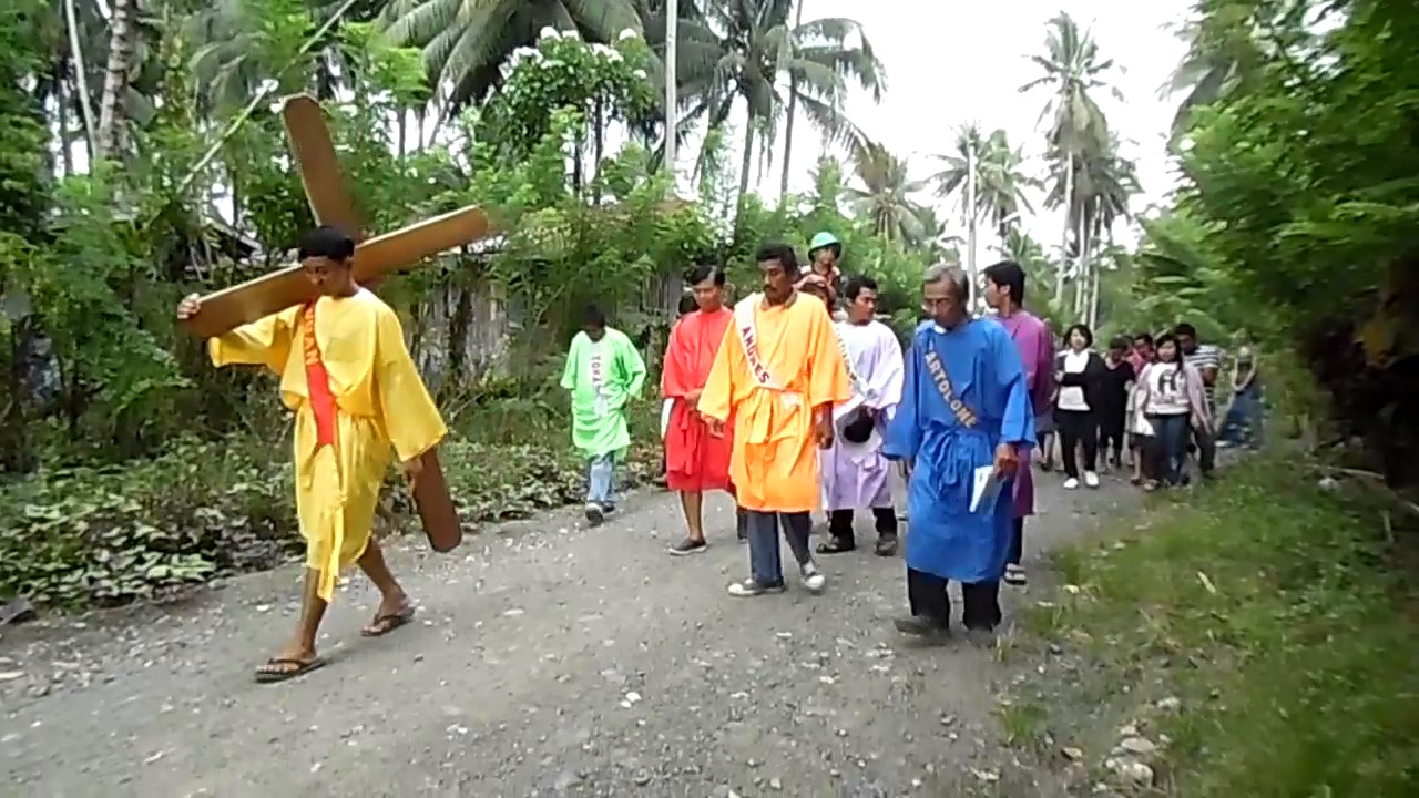 Stations of the Cross in the Barrio, Good Friday, Philippines YouTube