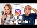 INSTAGRAM CONTRÔLE NOTRE CONFINEMENT PENDANT 24H !