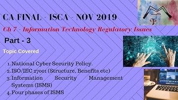 ISCA_Ch 7_Part 3 - CA Final (Old)- IT Act 2000