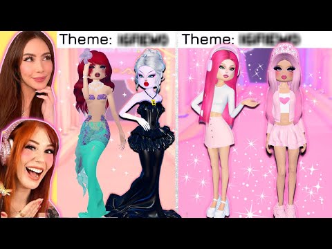 MY BEST FRIEND CHOOSES WHICH THEMES I BUY IN DRESS TO IMPRESS