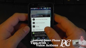 Android Voice Actions with PcComputerGuy