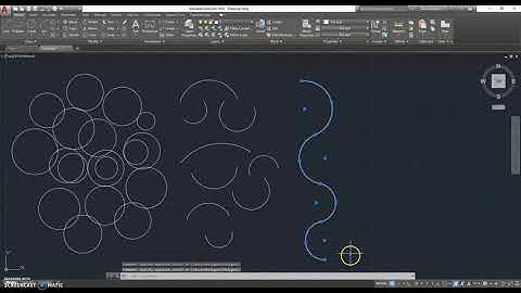 AutoCAD 2019 Lesson 2 Circles and Arcs