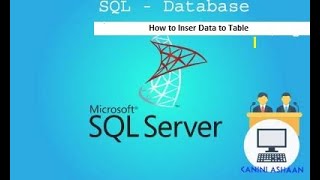 SQL - MS-SQL Basics - 04 - SQL - Insert Data to  Table - Tamil # How to insert data