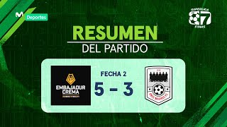 EMBAJADUR CREMA 🆚 ONCE MACHOS [5-3] | RESUMEN | SúperLiga Stars Fútbol 7 - APERTURA - FECHA 2 ⚽