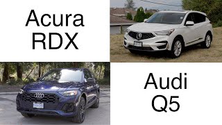 Acura RDX VS Audi Q5 comparison